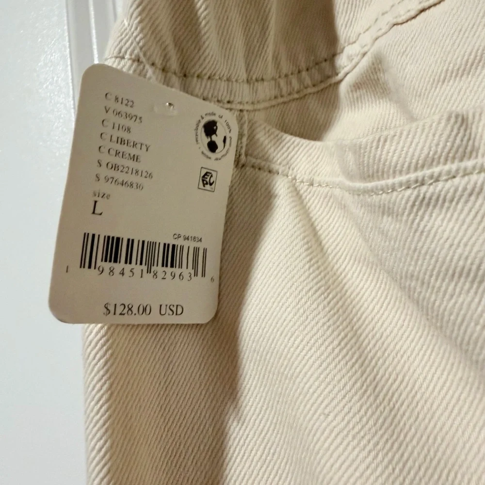 Free People Cream Liberty Pants - Picture 4 of 4